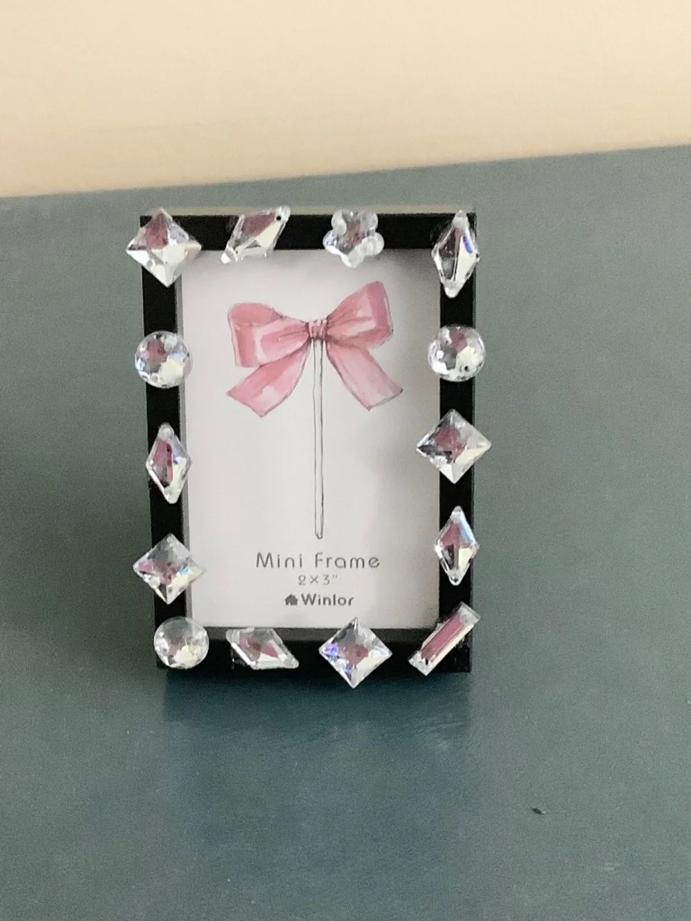 2x3 rhinestone gem picture frame